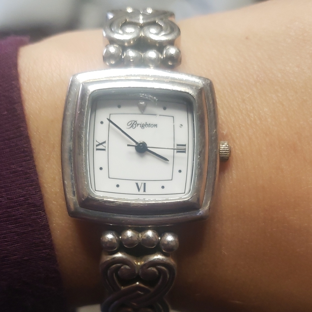 Brighton Silver Women's Watch with White Dial